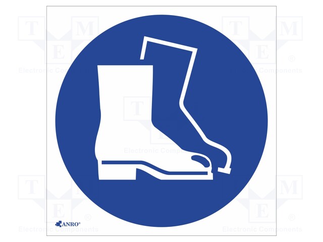 Safety sign; regulatory; Mat: PVC; W: 200mm; H: 200mm