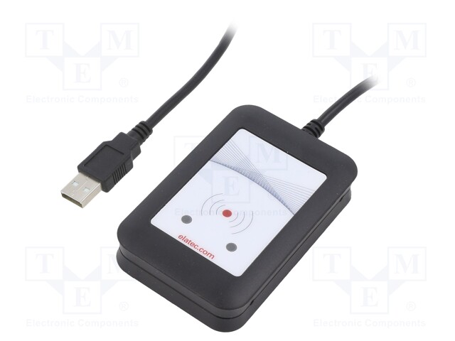 RFID reader; 4.3÷5.5V; RS232,USB; antenna; Range: 100mm; 140mA