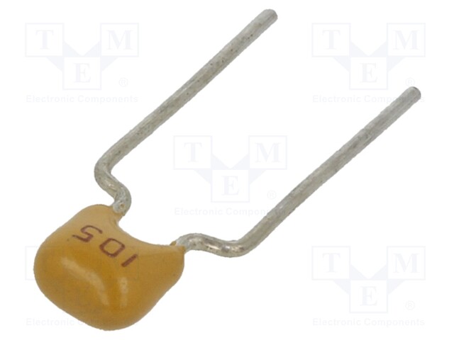 Capacitor: ceramic; 1uF; 50V; Y5V; ±20%; THT; 5mm