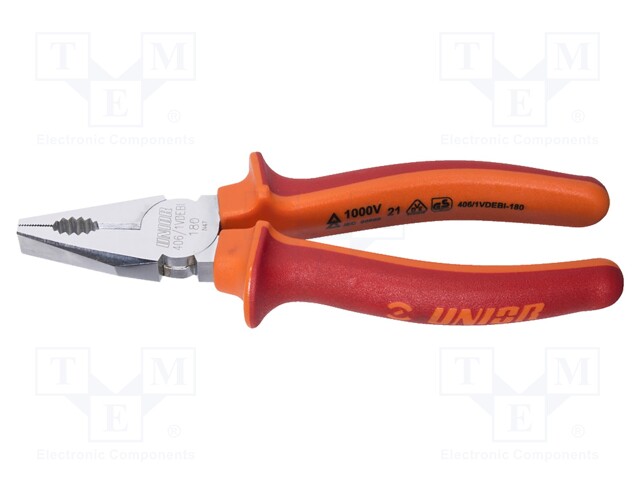 Pliers; insulated,universal; 200mm