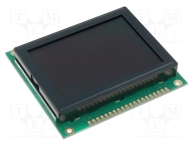 Display: LCD; graphical; 128x64; FSTN Negative; 78x70x14.3mm; LED