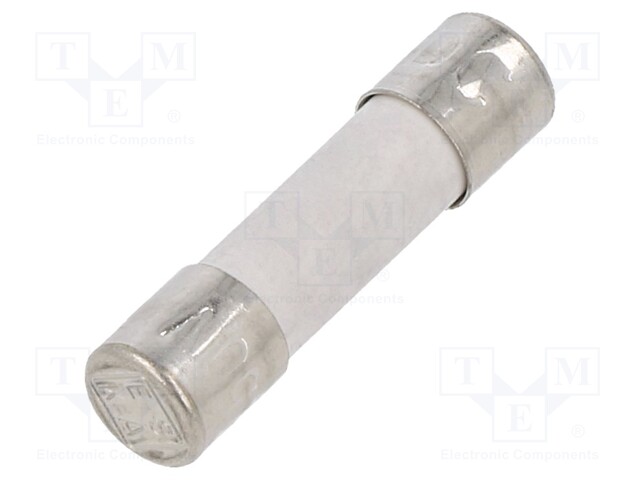 Fuse: fuse; time-lag; 630mA; 250VAC; ceramic,cylindrical; 5x20mm