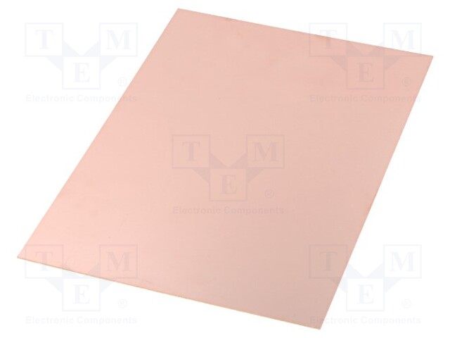 Laminate; FR4; 1.2mm; L: 297mm; W: 210mm; Coating: copper