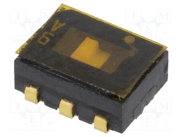 Switch: slide; Pos: 2; DPDT; 0.1A/6VDC; ON-ON; Mounting: SMT