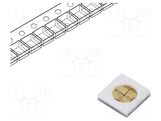 Power LED; UV-C; 120°; 100mA; λd: 265-280nm; Pmax: 3W; 5x5x1.1mm