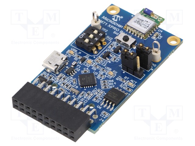 XPRO module; Bluetooth; I2C,SPI,UART; ATSHA204,BM71; 3.3VDC