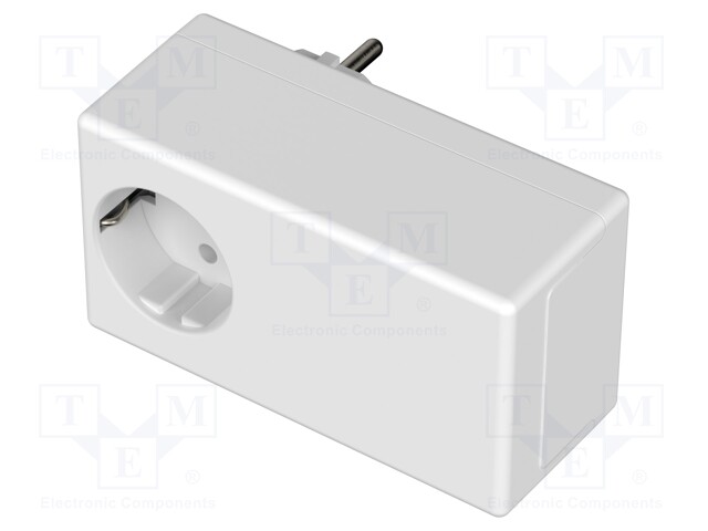 Enclosure: for power supplies; X: 65mm; Y: 120mm; Z: 50mm; white