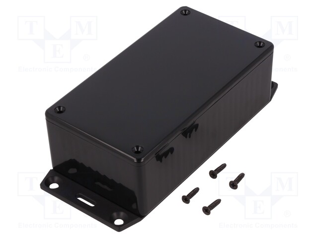 Enclosure: multipurpose; X: 65mm; Y: 120mm; Z: 40mm; 1591; ABS; black