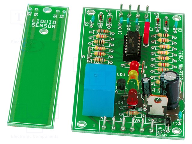 Circuit; Liquid level tester; 16÷18VDC; 12÷14VAC