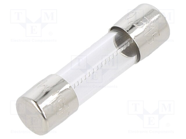 Fuse: fuse; medium time-lag; 315mA; 250VAC; cylindrical,glass