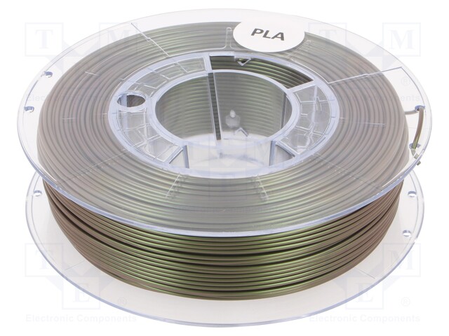 Filament: PLA; Ø: 1.75mm; metallic green; 200÷235°C; 330g