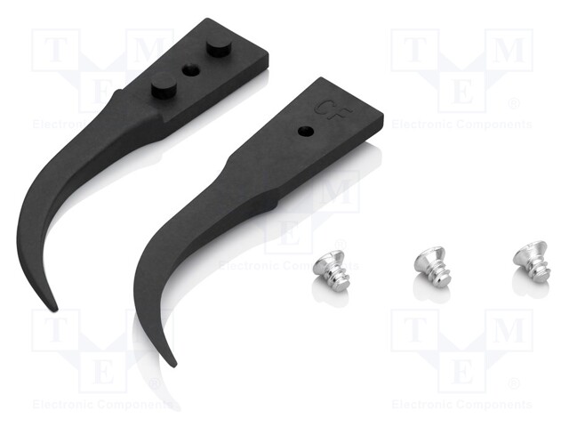 Spare part: tip; Blades: narrow,curved; ESD; 2pcs.