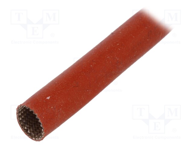 Insulating tube; Mat: glass fibre coated  with silicone rubber