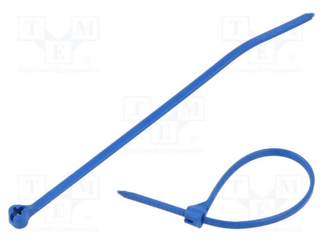 Cable tie; with metal; L: 93mm; W: 2.3mm; polyamide