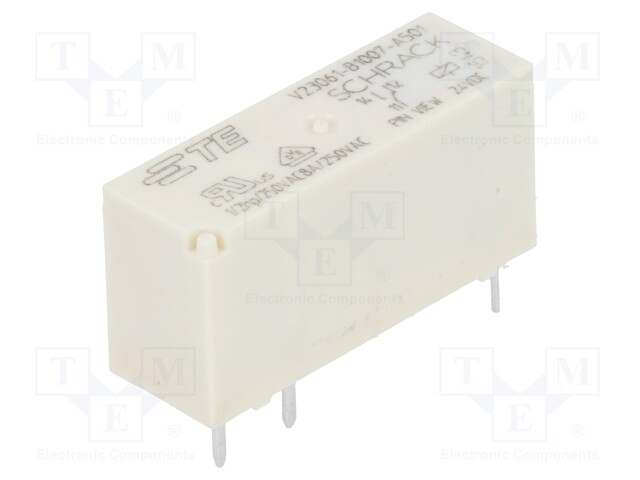 Relay: electromagnetic; SPDT; Ucoil: 24VDC; 8A/240VAC; 8A/30VDC; 8A