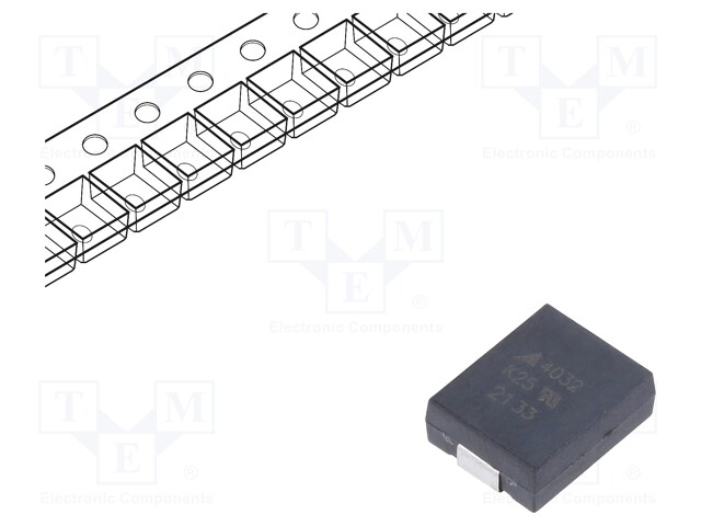 TVS Varistor, 25 V, 31 V, Standard Series, 77 V, 4032 [10080 Metric], Metal Oxide Varistor (MOV)