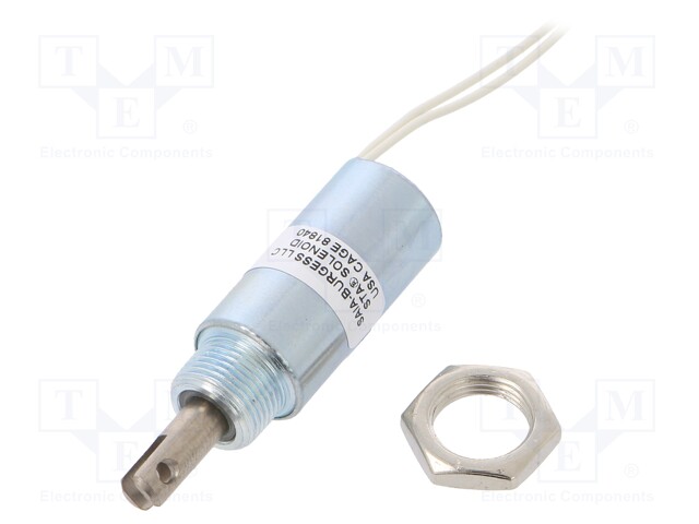 Electromagnet: pull; Usup: 12VDC; Power: 4W; Force: 4N; 37.41Ω