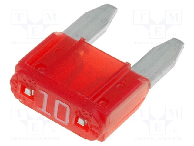 Fuse: fuse; 10A; 32V; automotive; 10,9mm; MINI