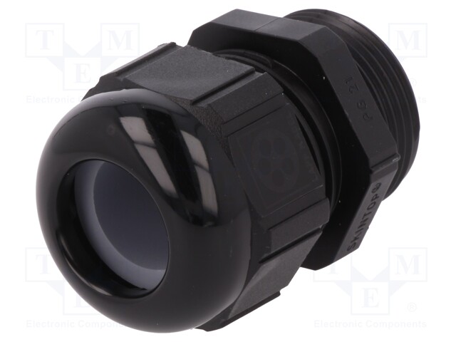 Cable gland; PG21; IP68; Mat: polyamide; black