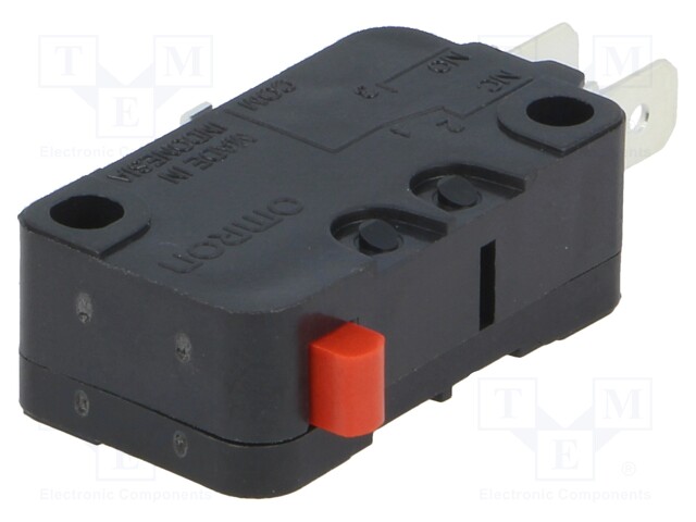 Microswitch SNAP ACTION; without lever; SPDT; 16A/250VAC; Pos: 2