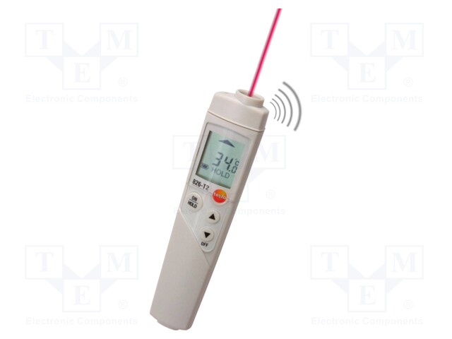 Meter: temperature; LCD; -50÷300°C; Resol: 0.1°C; Opt.resol: 6: 1