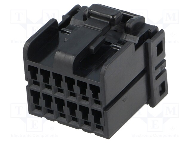 Connector: wire-board; .040 MULTILOCK; plug; female; w/o contacts