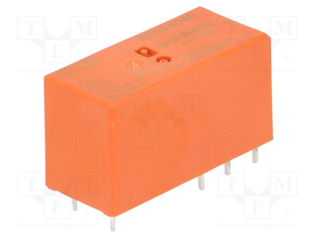 Relay: electromagnetic; DPDT; Ucoil: 48VDC; 8A/250VAC; 8A/30VDC; 8A