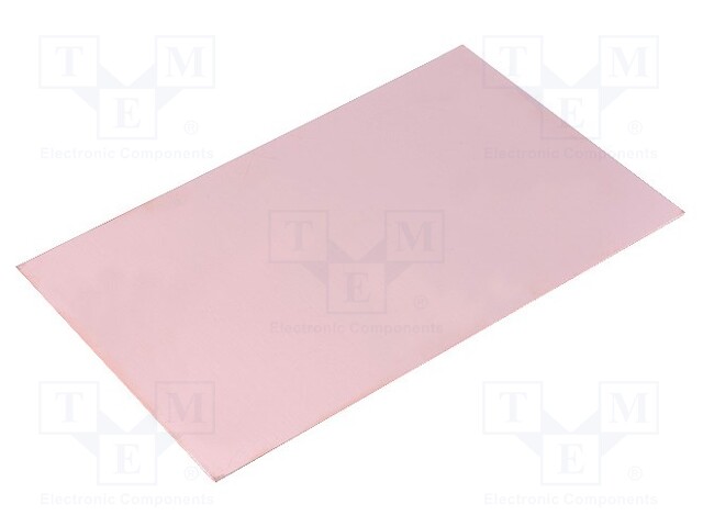 Laminate; FR4; 1.2mm; L: 160mm; W: 100mm; Coating: copper