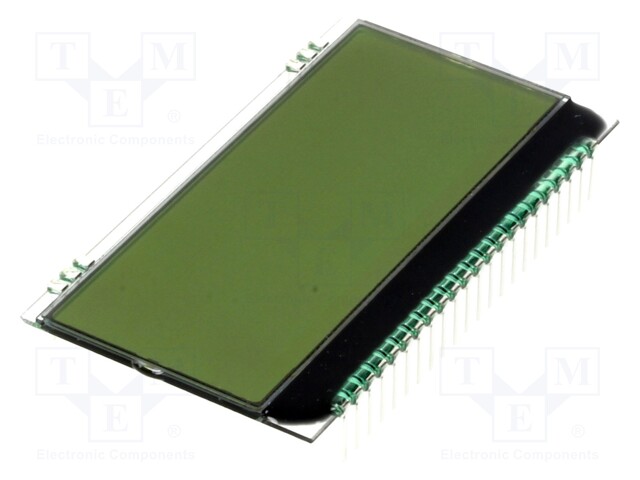 Display: LCD; alphanumeric; FSTN Positive; 20x4; white; 66x38.1mm