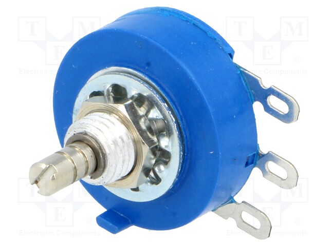 Potentiometer: shaft; single turn; 50kΩ; 2W; ±10%; 3.18mm; linear