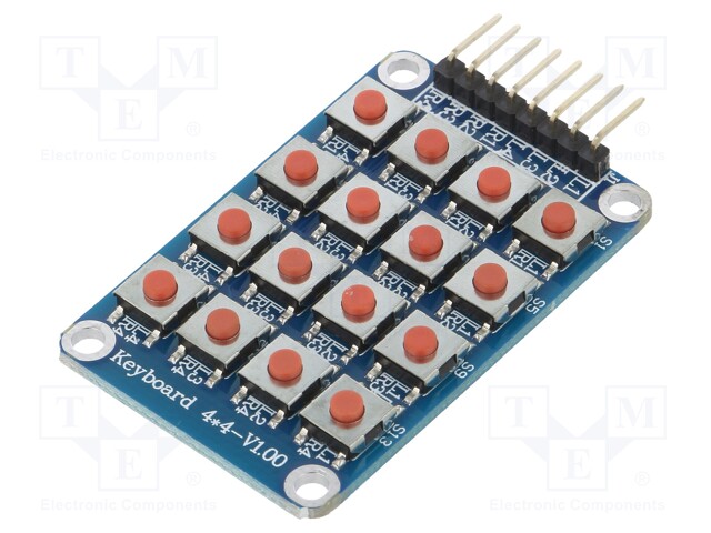 Module: button; Application: ARDUINO; No.of butt: 16