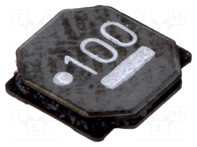 Inductor: wire; SMD; 10uH; 1.1A; 0.27Ω; 6x6x1mm; ±20%