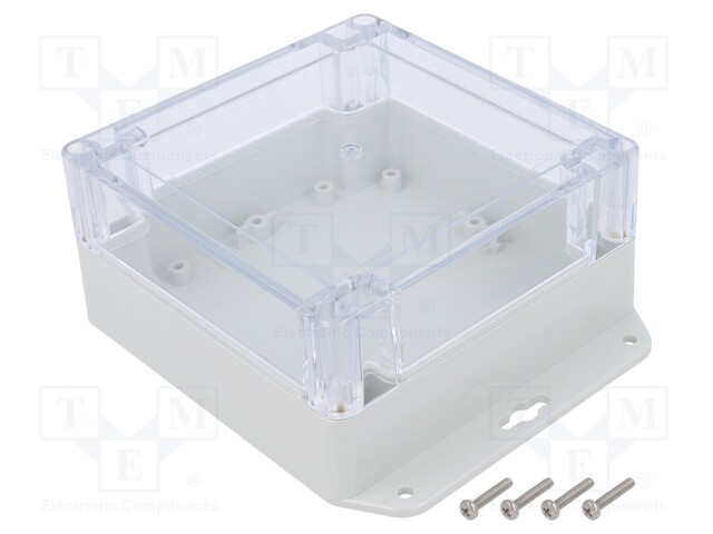 Enclosure: multipurpose; X: 120mm; Y: 120mm; Z: 60mm; ZP; light grey