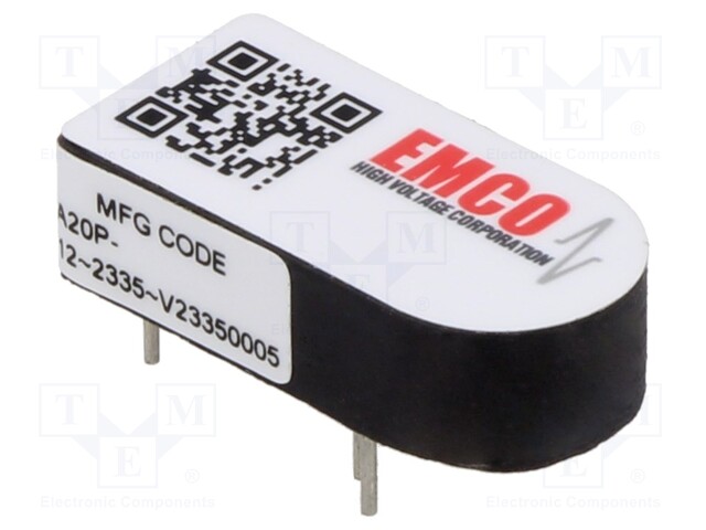 High Voltage DC/DC Converter, Proportional, Positive Output, Fixed, Adjustable, 1 W, 500 µA