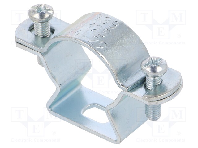 T-bolt clamp; W: 58mm; Clamping: 24÷29mm; steel; Plating: zinc