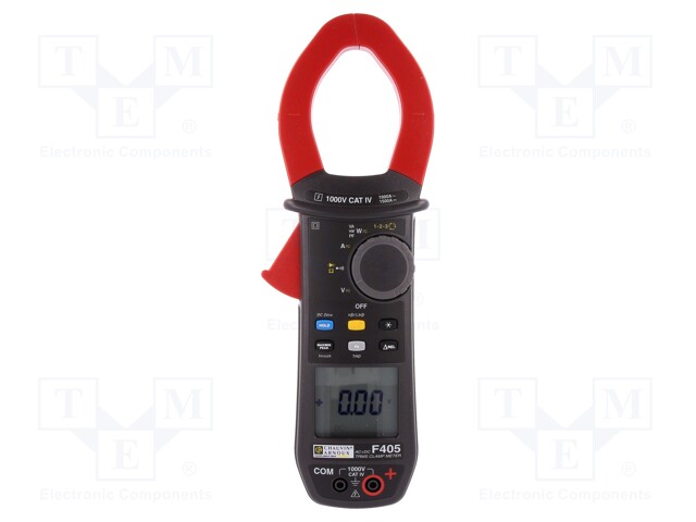 AC/DC digital clamp meter; Øcable: 48mm; I DC: 0,15÷1500A; 600g