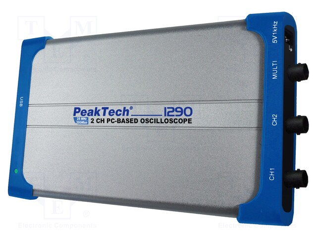 PC connected oscilloscope; ≤25MHz; Channels: 2; 5kpts; 100Msps