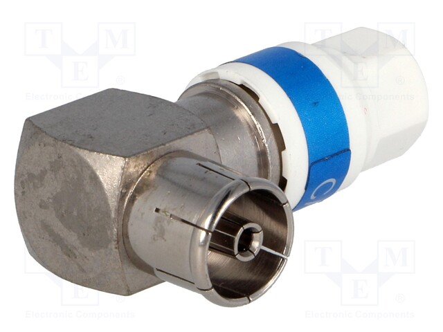 Plug; coaxial 9.5mm (IEC 169-2); for cable