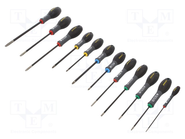 Kit: screwdrivers; Pcs: 12; Phillips,Pozidriv®,Torx®,slot