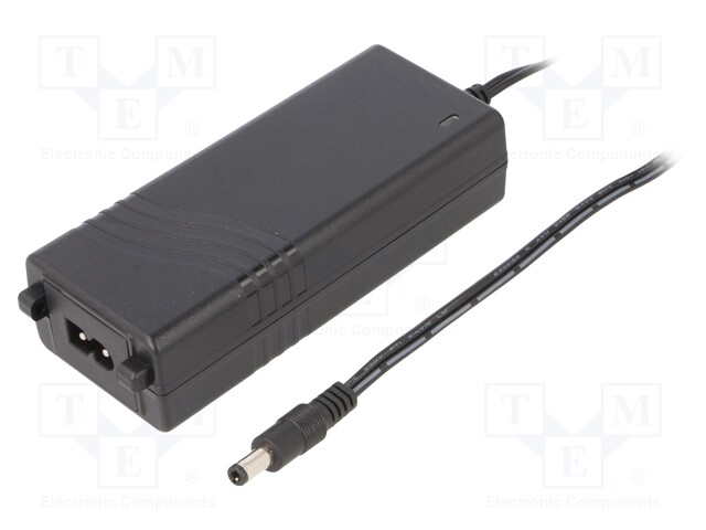 Power supply: switched-mode; 12VDC; 4A; Out: 5,5/2,5; 48W; desktop