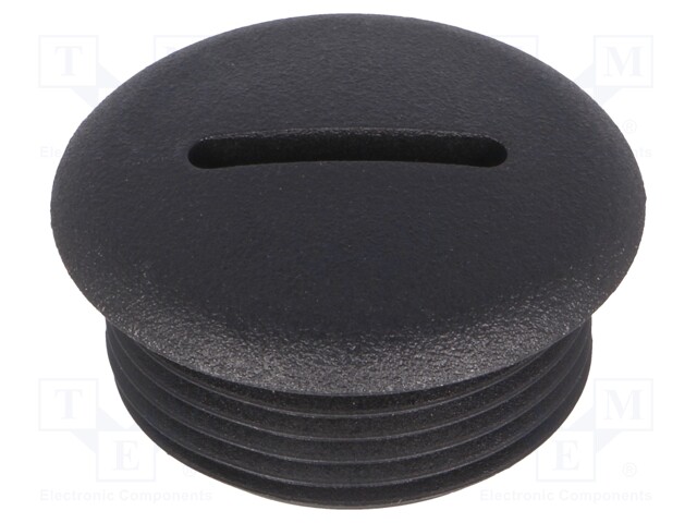 Stopper; M25; Mat: polyamide; black