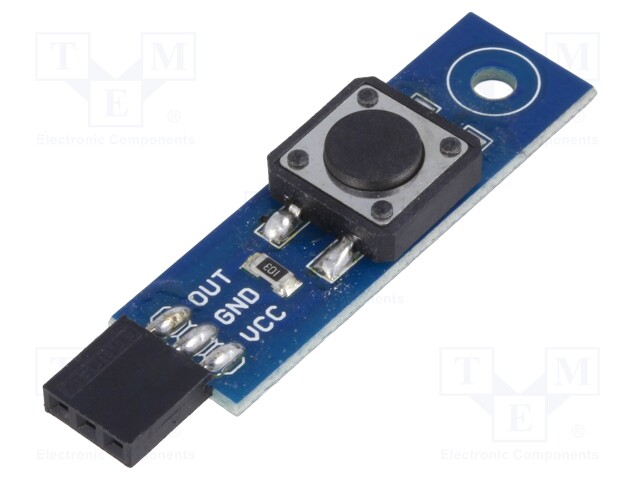 Module: button; 5VDC; Colour: black,blue; Application: ARDUINO