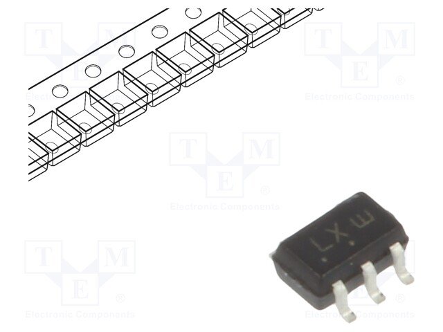 IC: digital; buffer,non-inverting,Schmitt trigger; Channels: 1