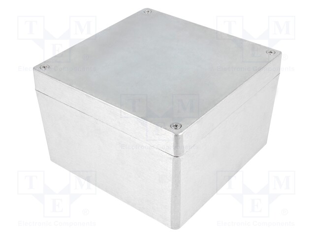 Enclosure: multipurpose; X: 158mm; Y: 158mm; Z: 101mm; aluminium