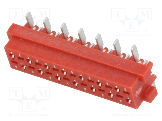 Socket; wire-board; female; PIN: 14; SMT; on PCBs; 30V; 1A; -40÷105°C