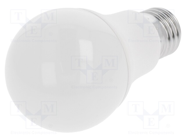 LED lamp; neutral white; E27; 230VAC; 810lm; 7.5W; 4000K; CRImin: 80