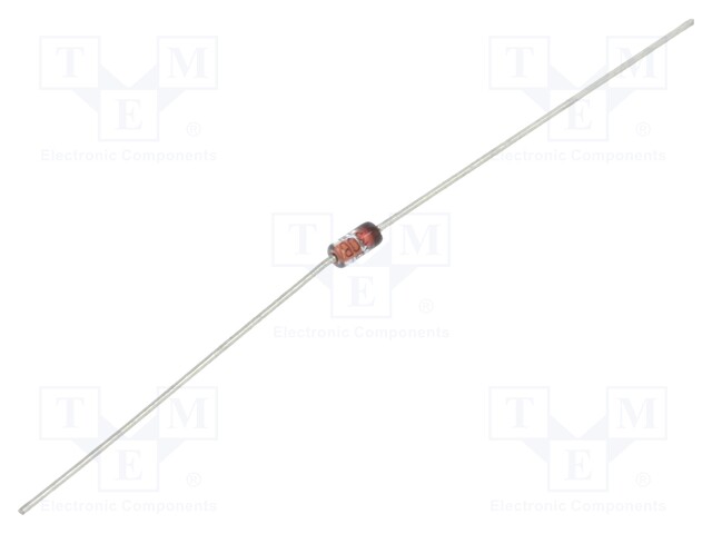 Diode: Zener; 0.5W; 4.7V; DO35; single diode; 5uA