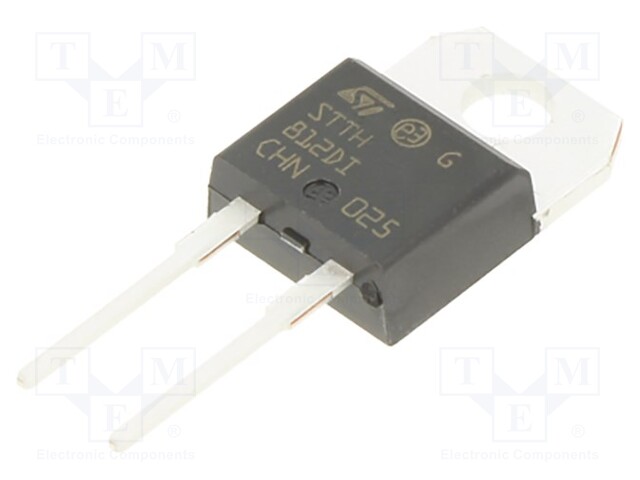 Diode: rectifying; THT; 1.2kV; 8A; Package: tube; TO220Ins; 50ns
