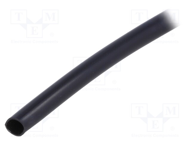 Insulating tube; PVC; black; -20÷125°C; Øint: 5mm; L: 500m; UL94V-0