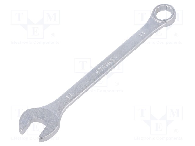 Key; combination spanner; 11mm; Chrom-vanadium steel; L: 150mm